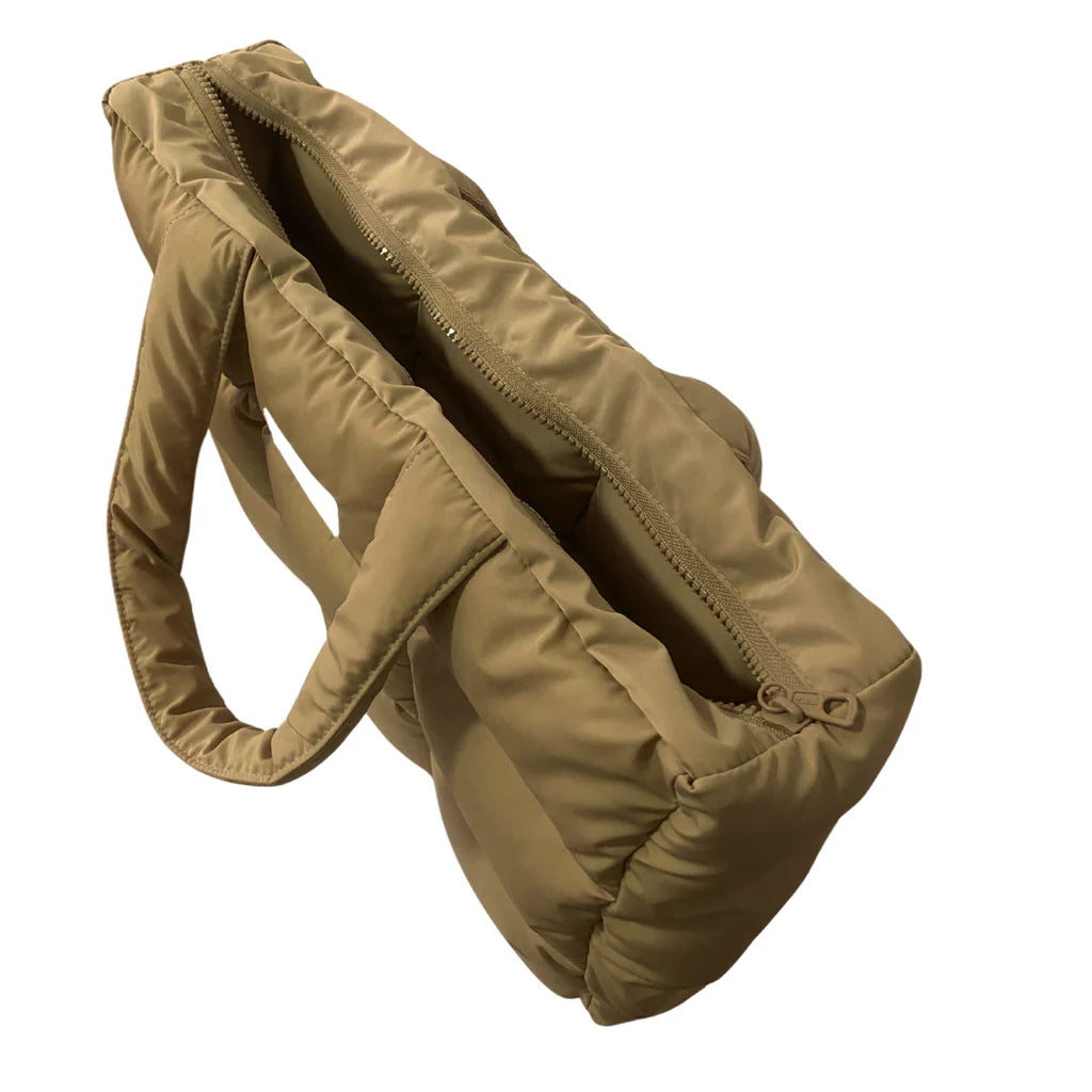 Tote Bag Puffer Beige