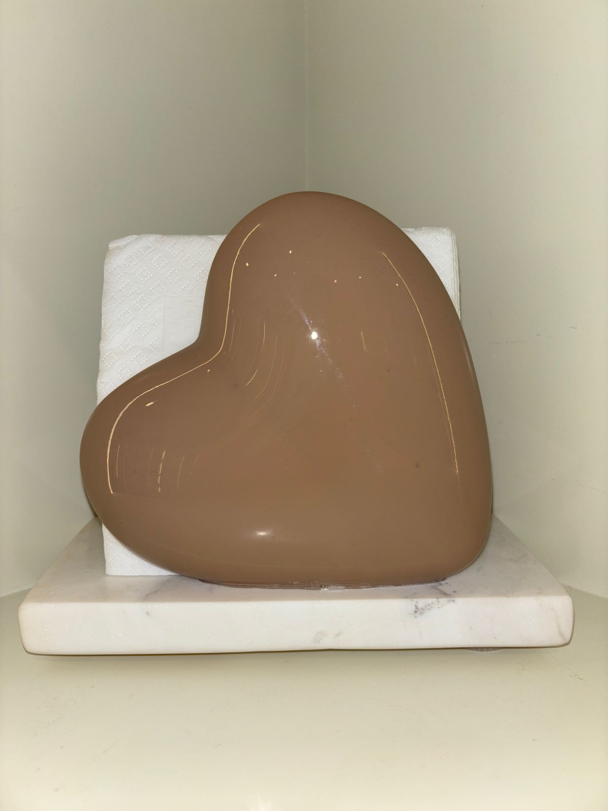 servilletero de resina con base de marmol