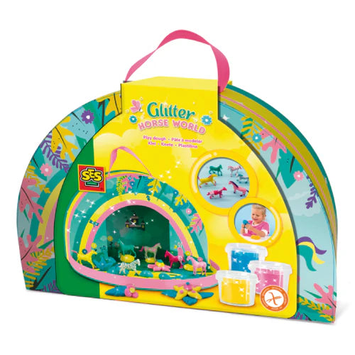 GLITTER HORSE WORLD - PLAY SUITCASE