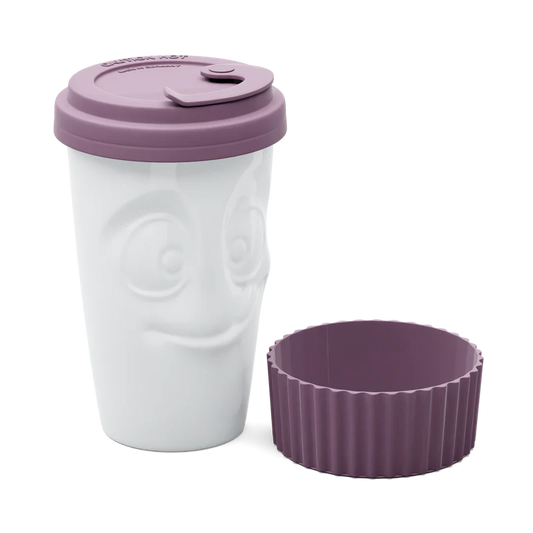 MUG PARA LLEVAR TASTY MORADO