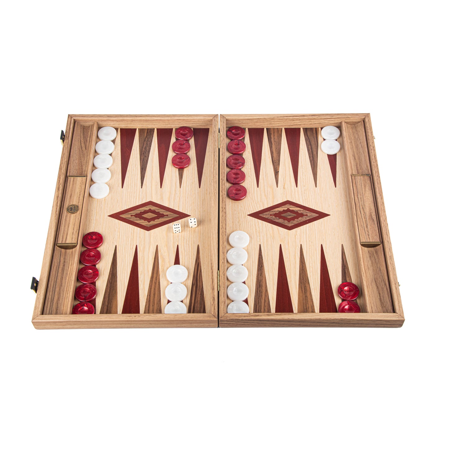 Backgammon Guinda de Madera