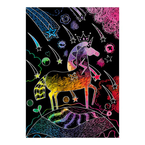 MINI SCRATCH BOOK-UNICORNS