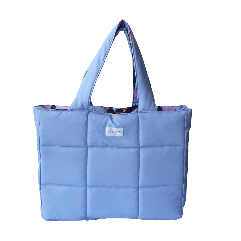 Tote Bag Reversible Enredos Celeste