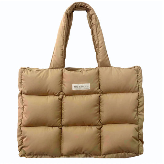 Tote Bag Puffer Beige