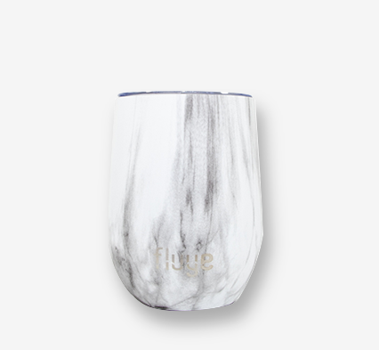 Fluye Cup White Marble 350ml