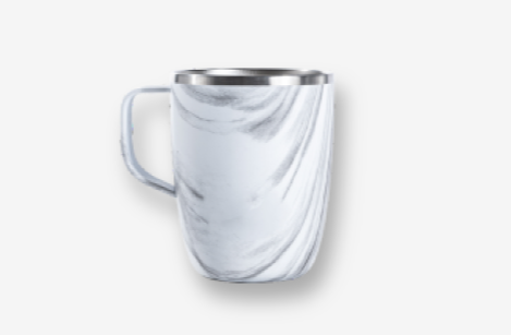 Fluye Mug White Marble 350ml