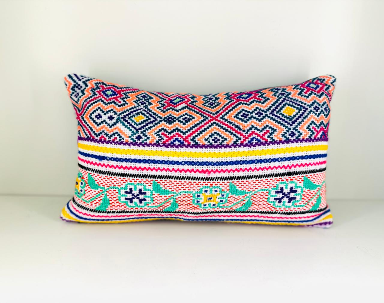 COSMIC DIRECTION TURQUIOISE PILLOW