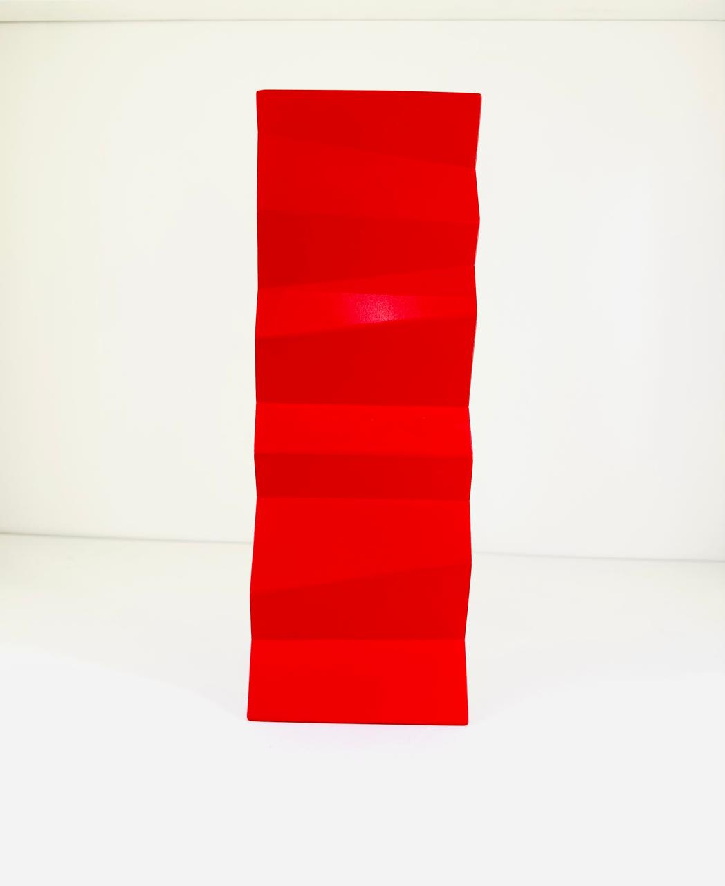 Escultura en metal zig zag the concept store