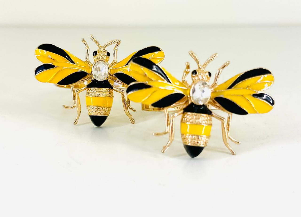 AROS PARA SERVILLETA ABEJA