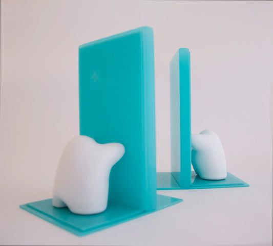 BOOKEND X2 TURQUESA