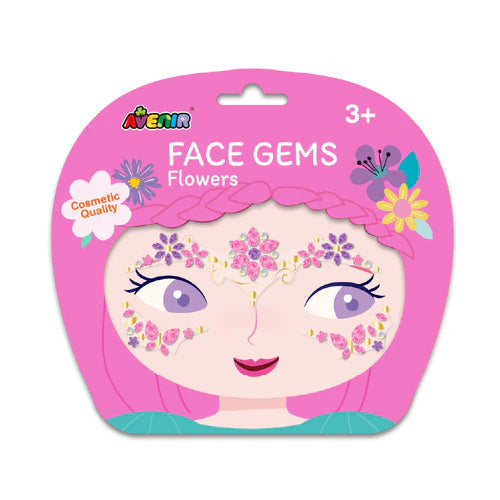 FACE GEMS-FLOWERS