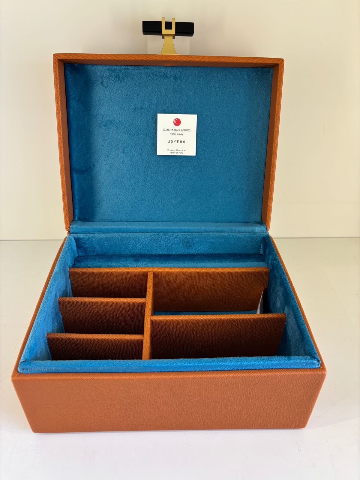 JOYERO ASA NEGRA/DORADA